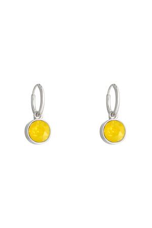 Ohrringe Shine Bright Gelb Metall h5 